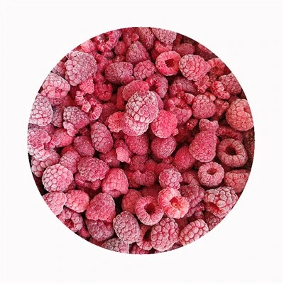 Gefrorene Himbeeren