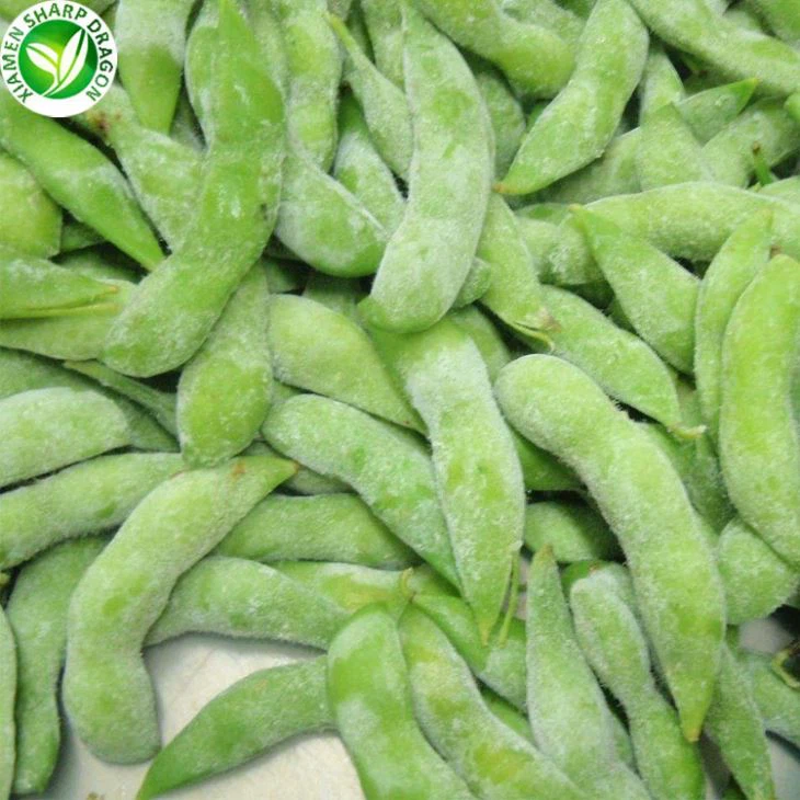 Rohe Edamame Bohnen